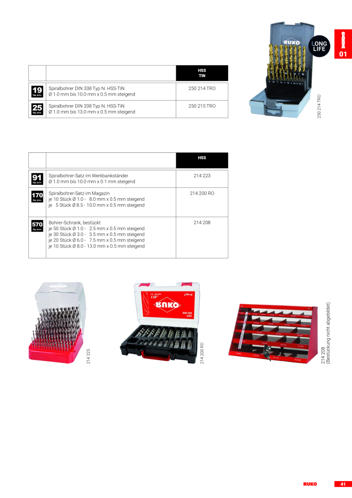 Ruko Hauptkatalog Präzisionswerkzeuge NR.: 126 - Pagina 43