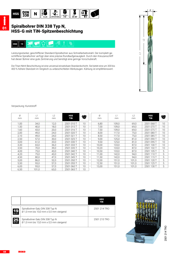 Ruko Hauptkatalog Präzisionswerkzeuge NR.: 126 - Seite 46