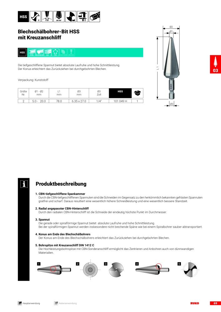 Ruko Hauptkatalog Präzisionswerkzeuge NR.: 126 - Strona 71