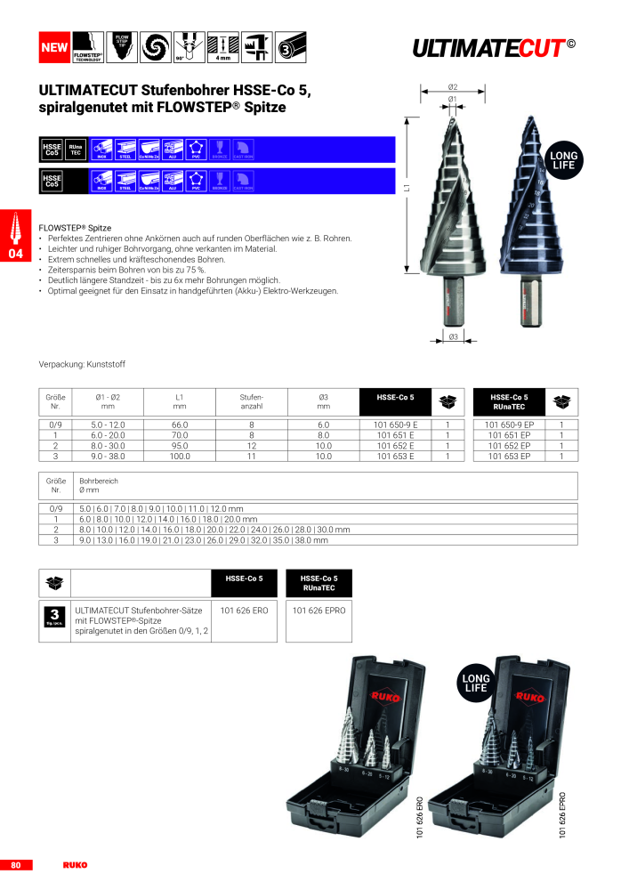 Ruko Hauptkatalog Präzisionswerkzeuge NR.: 126 - Seite 82