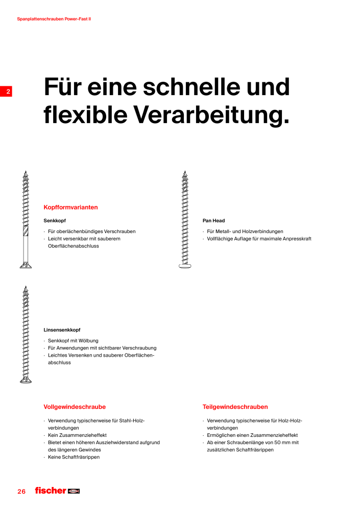 fischer Schrauben Hauptkatalog NR.: 1267 - Seite 26