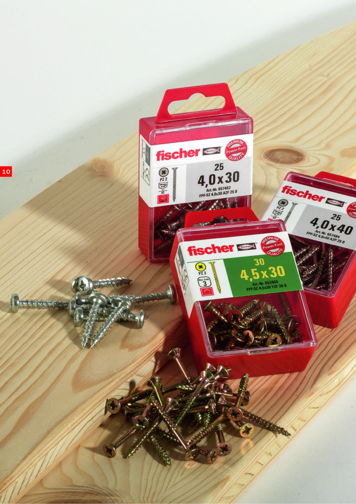 fischer screws maincatalogue Č. 1268 - Strana 122