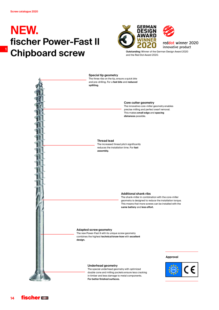 fischer screws maincatalogue NR.: 1268 - Seite 14