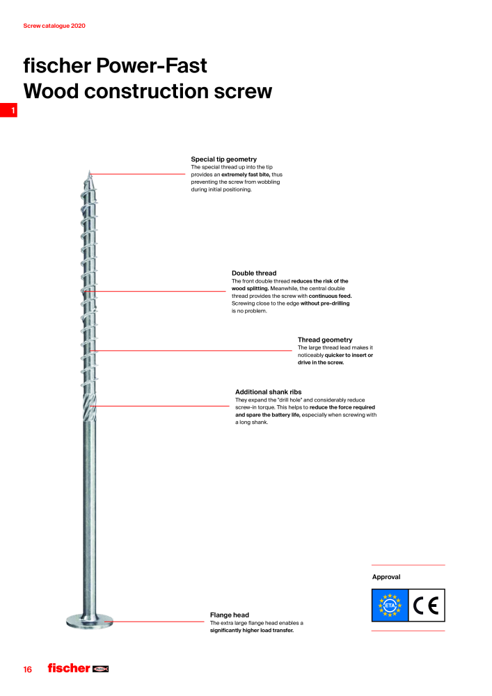 fischer screws maincatalogue NO.: 1268 - Page 16