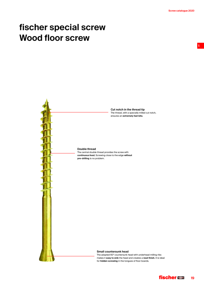 fischer screws maincatalogue NR.: 1268 - Seite 19