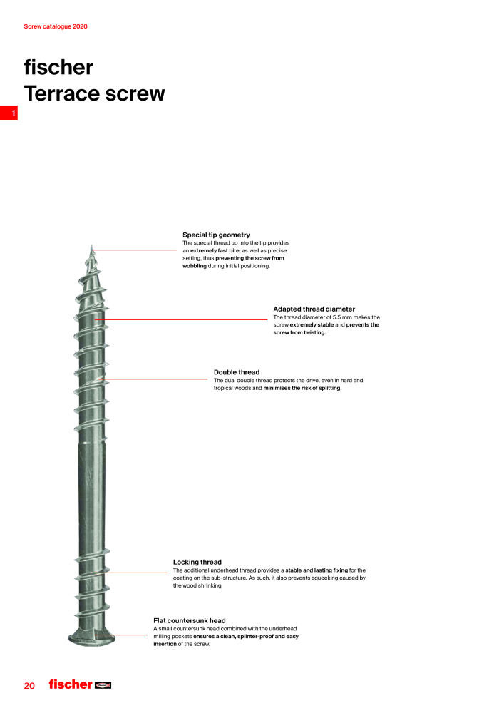 fischer screws maincatalogue NR.: 1268 - Strona 20
