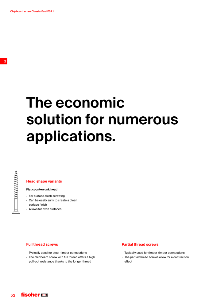 fischer screws maincatalogue Nb. : 1268 - Page 52