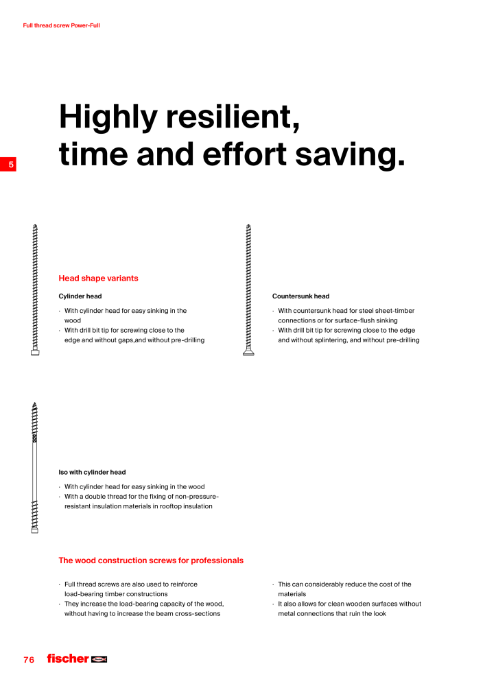 fischer screws maincatalogue NR.: 1268 - Strona 76