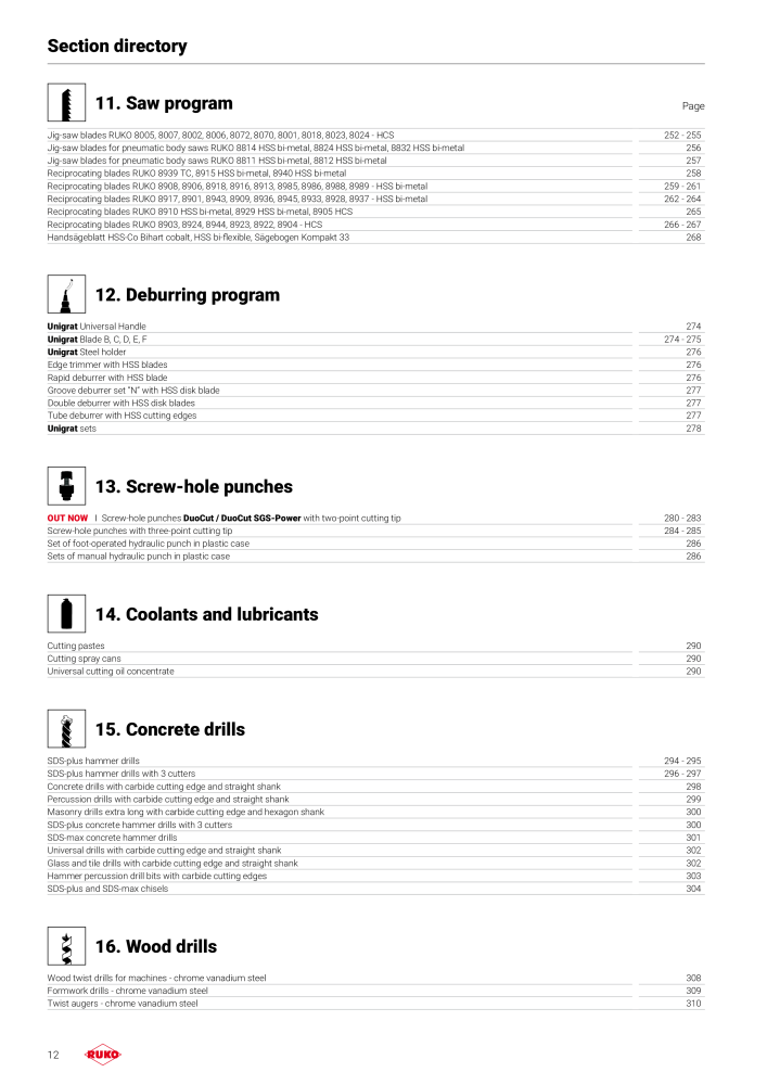 Ruko main catalogue precision tools NO.: 127 - Page 12