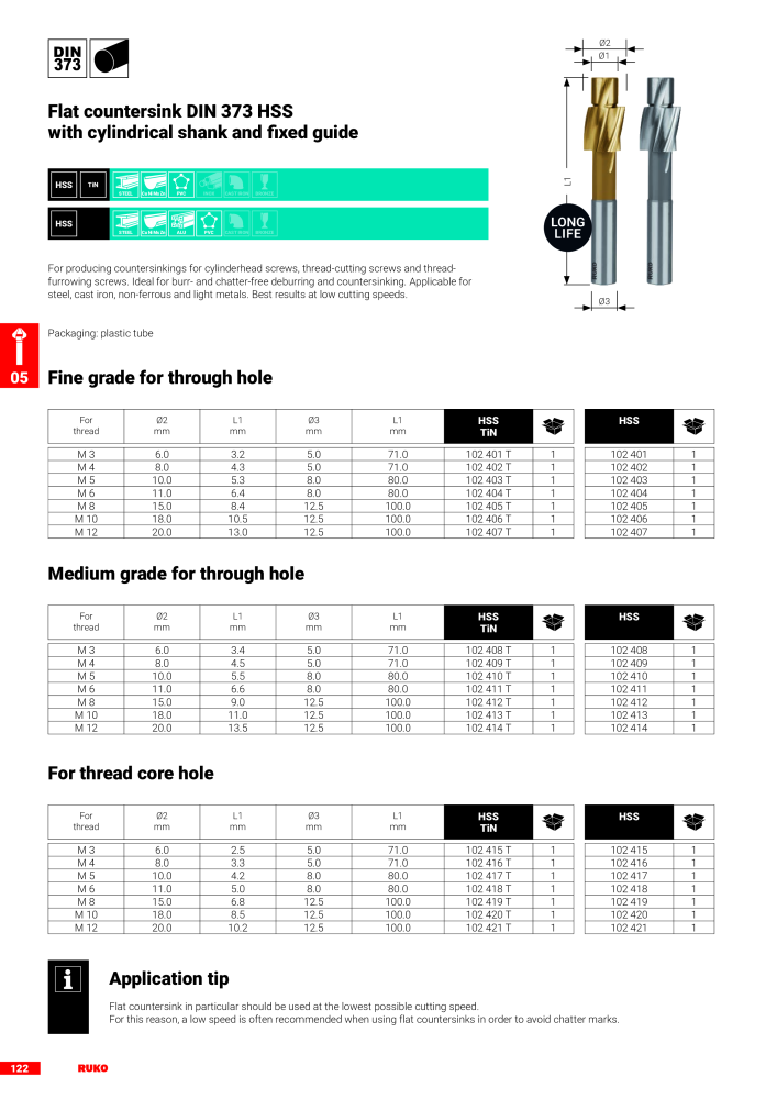 Ruko main catalogue precision tools NR.: 127 - Side 124