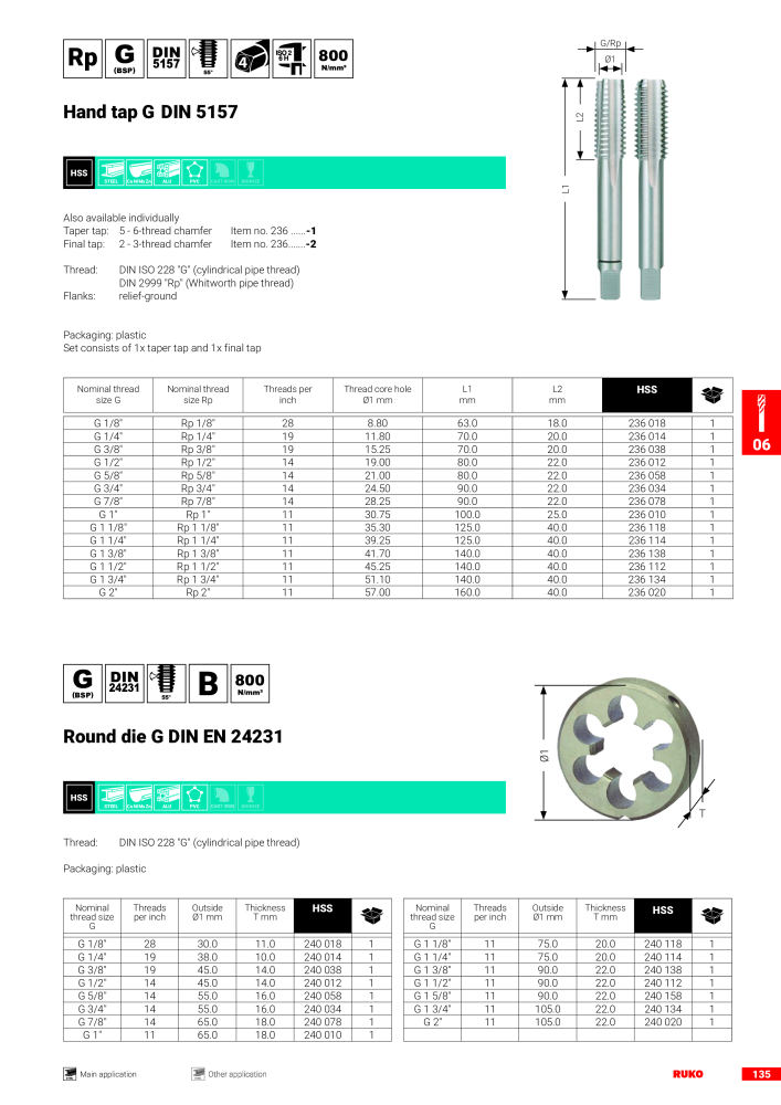 Ruko main catalogue precision tools NR.: 127 - Pagina 137