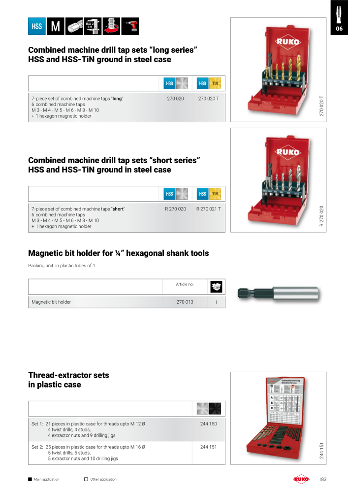 Ruko main catalogue precision tools NO.: 127 - Page 183