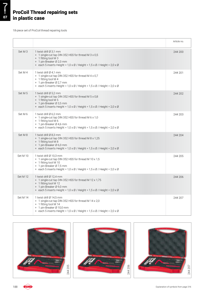 Ruko main catalogue precision tools NR.: 127 - Strona 188
