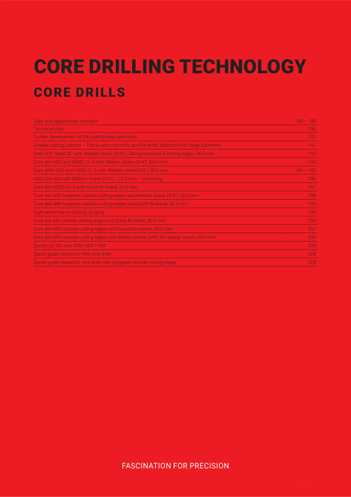 Ruko main catalogue precision tools Nb. : 127 - Page 189