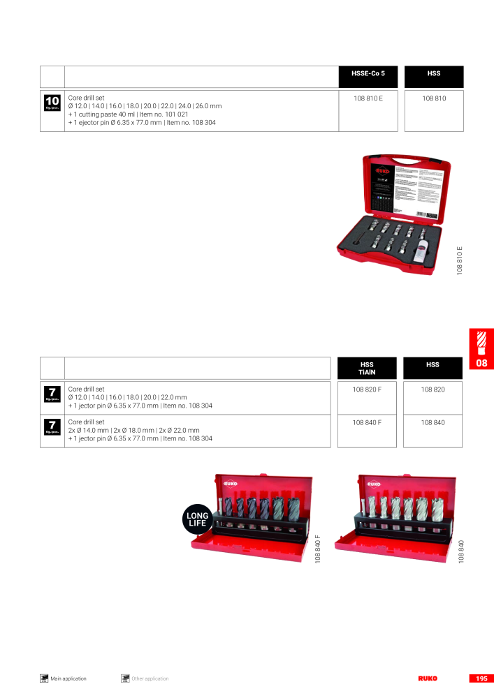 Ruko main catalogue precision tools NR.: 127 - Side 197