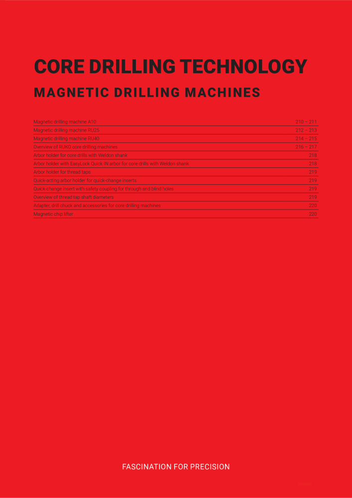 Ruko main catalogue precision tools NR.: 127 - Strona 209