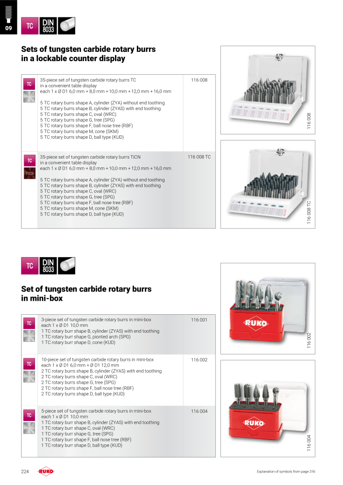 Ruko main catalogue precision tools n.: 127 - Pagina 224