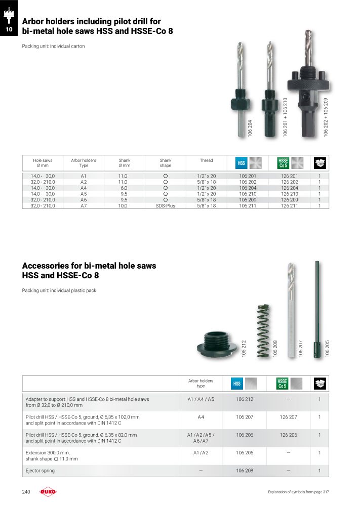 Ruko main catalogue precision tools NR.: 127 - Side 240