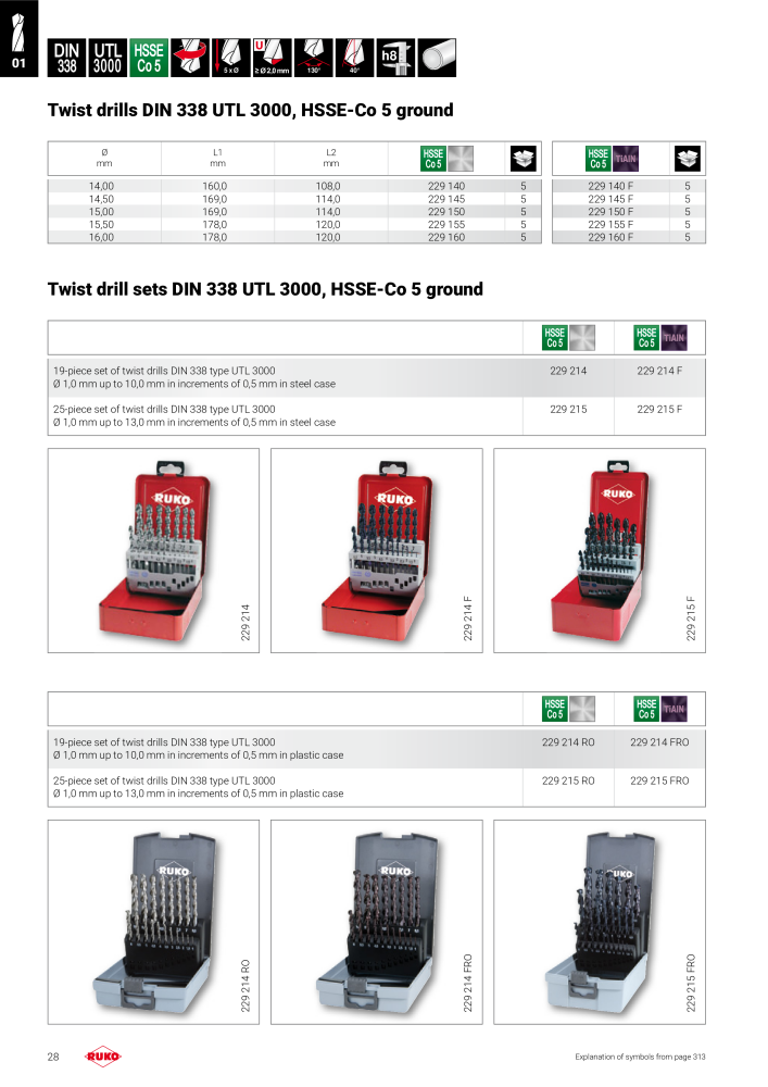 Ruko main catalogue precision tools NO.: 127 - Page 28