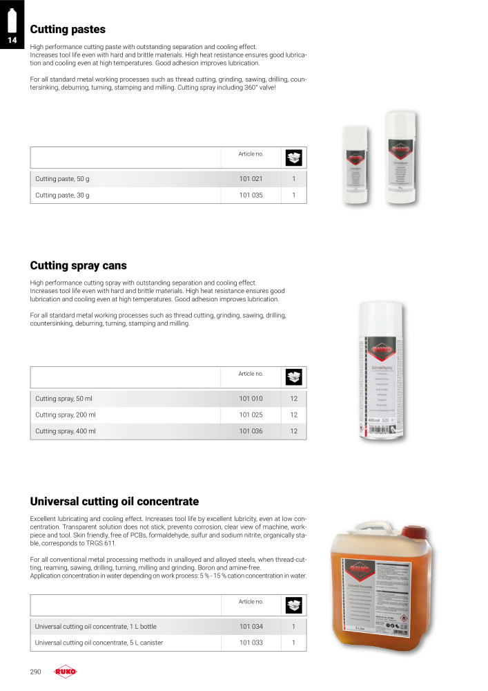 Ruko main catalogue precision tools n.: 127 - Pagina 290