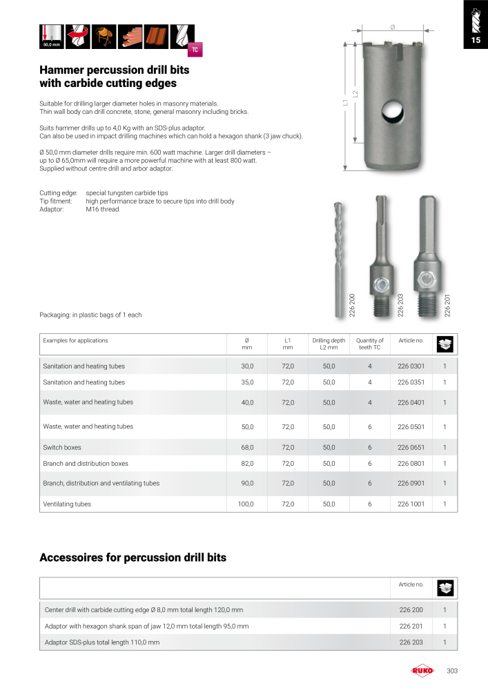 Ruko main catalogue precision tools n.: 127 - Pagina 303