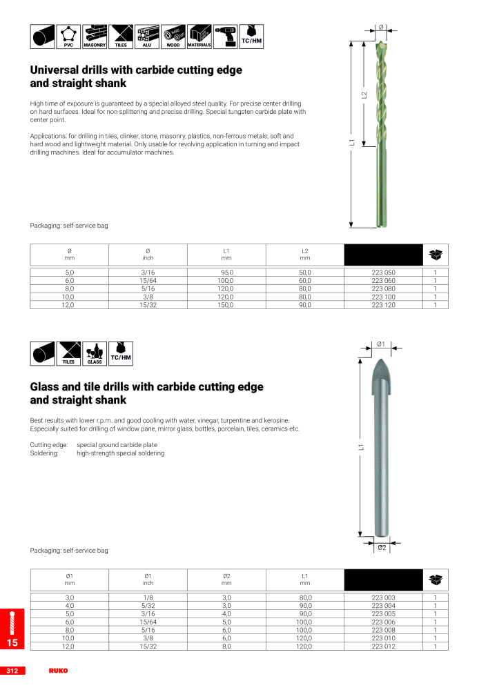 Ruko main catalogue precision tools NO.: 127 - Page 314