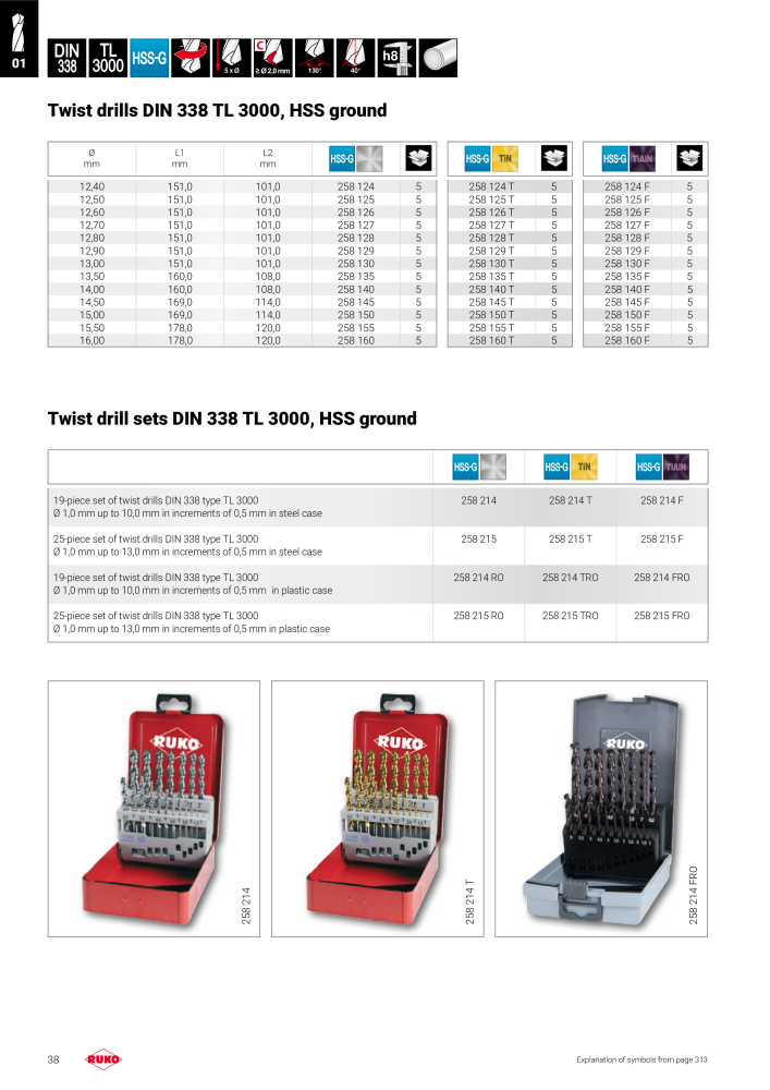 Ruko main catalogue precision tools n.: 127 - Pagina 38