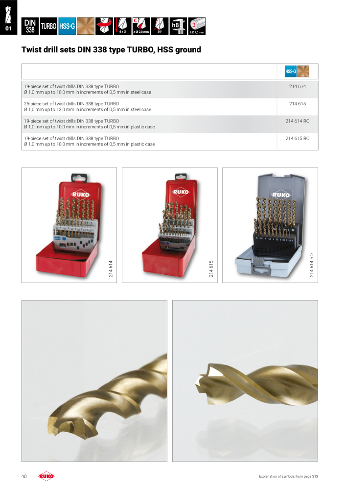 Ruko main catalogue precision tools NR.: 127 - Side 40