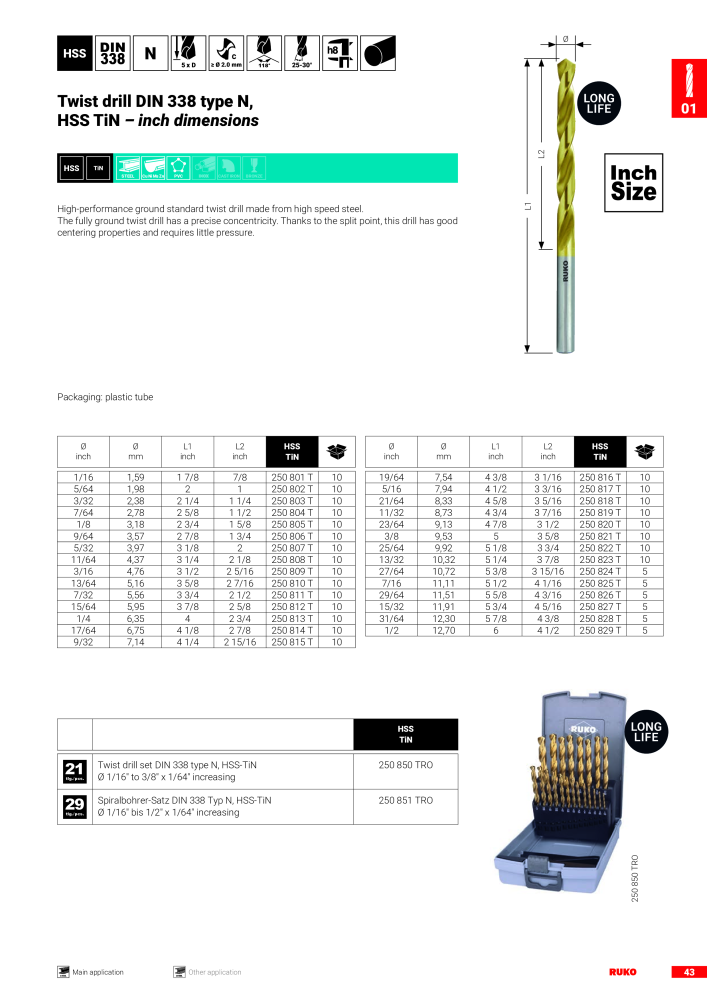 Ruko main catalogue precision tools NR.: 127 - Strona 45