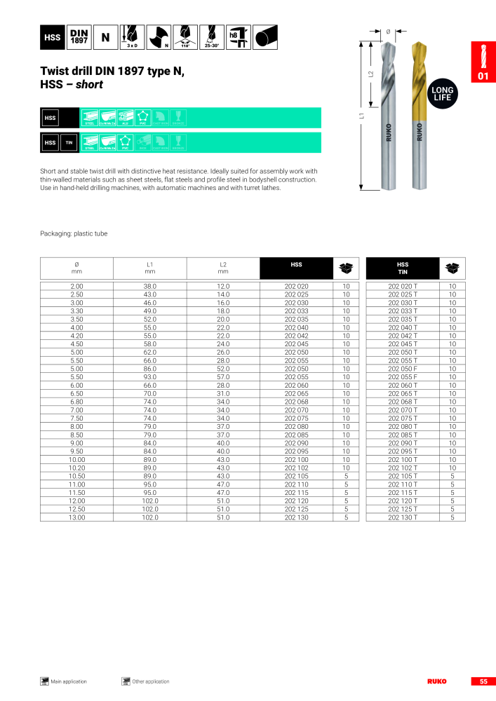 Ruko main catalogue precision tools n.: 127 - Pagina 57