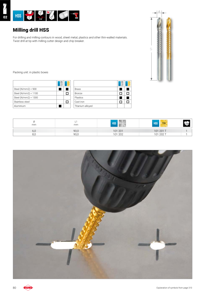 Ruko main catalogue precision tools NR.: 127 - Side 80