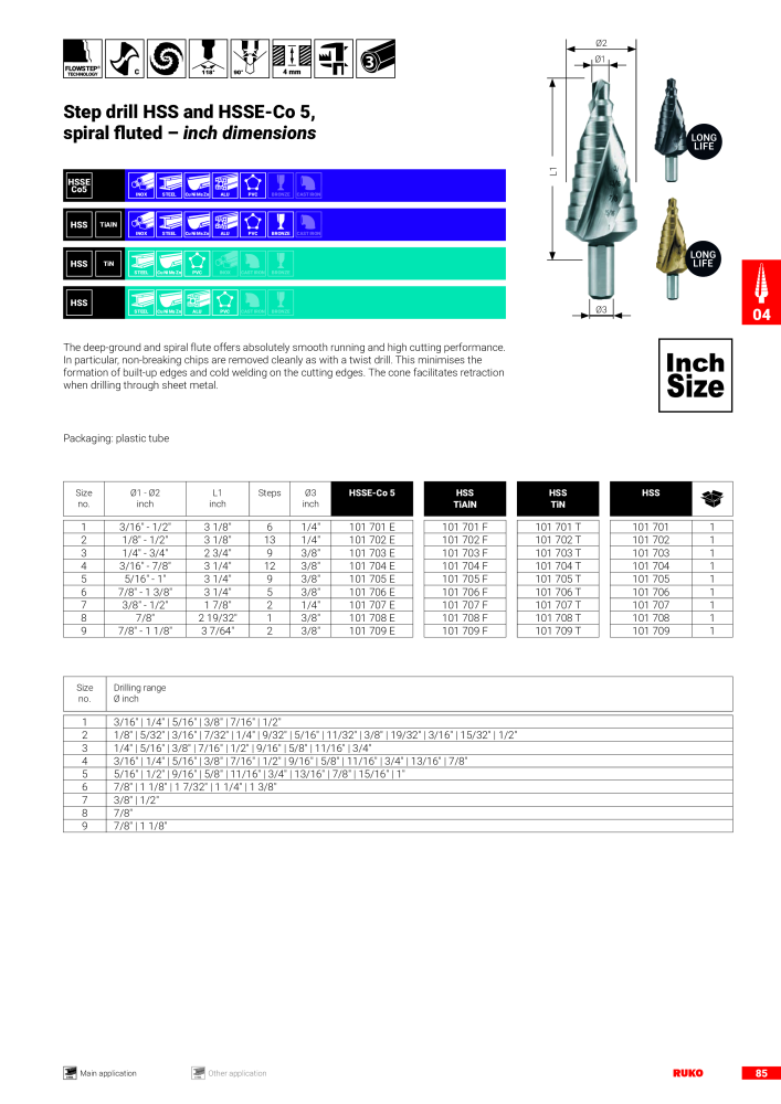 Ruko main catalogue precision tools NR.: 127 - Side 87