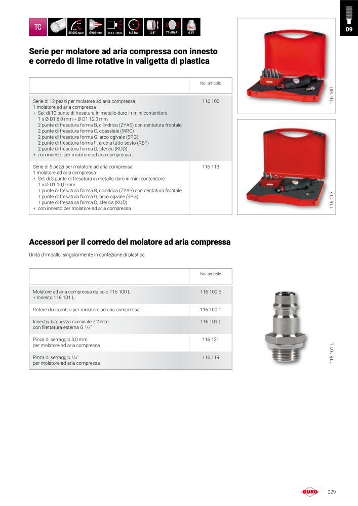 Catalogo principale degli utensili di precisione Ruko NR.: 130 - Seite 229