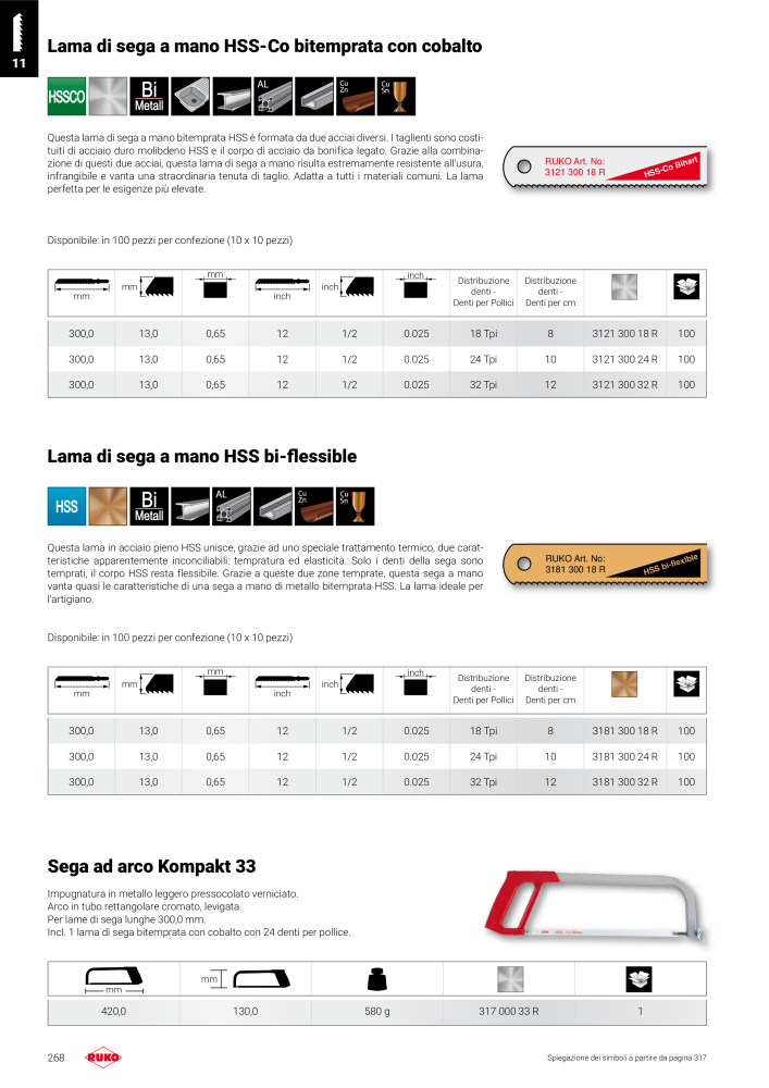 Catalogo principale degli utensili di precisione Ruko Nb. : 130 - Page 268