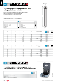 Ruko Verzinkboren DIN 335 uitvoering D 90° HSS 102131