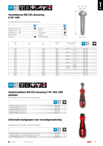 Ruko Verzinkboren DIN 335 uitvoering D 90° HSS 102131