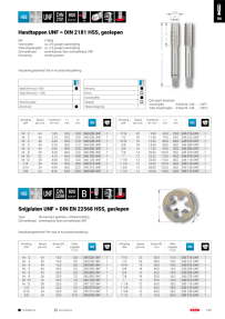 Ruko Handtappen BSW DIN 352 HSS, geslepen 1 3/8 246138-3