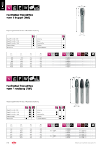 Ruko Hardmetaal freesstift vorm G spitsboog (SPG) 116029