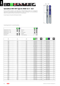 Ruko Holprofielboor (dakdekkerboor) fabrieksnorm Type N HSS geslepen 257512