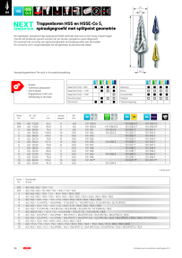 Ruko Trappenboren HSS-TiAlN, CBN geslepen, spiraalgegroefd met splitpoint geometrie 101051F