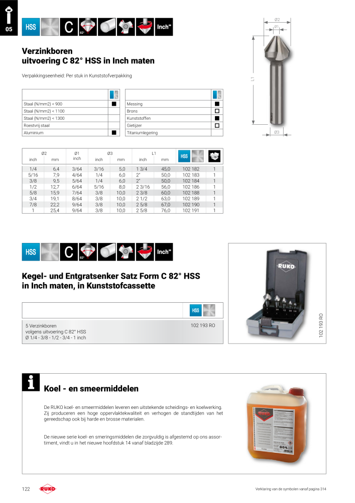 Ruko hoofdcatalogus precisiegereedschap NR.: 131 - Seite 122