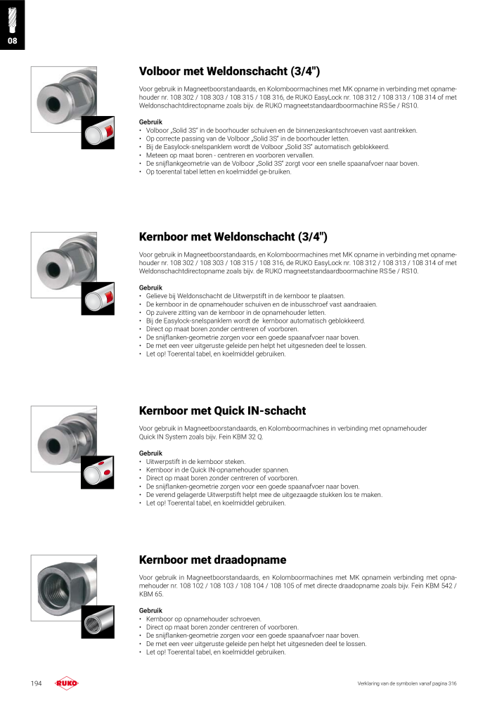 Ruko hoofdcatalogus precisiegereedschap n.: 131 - Pagina 194