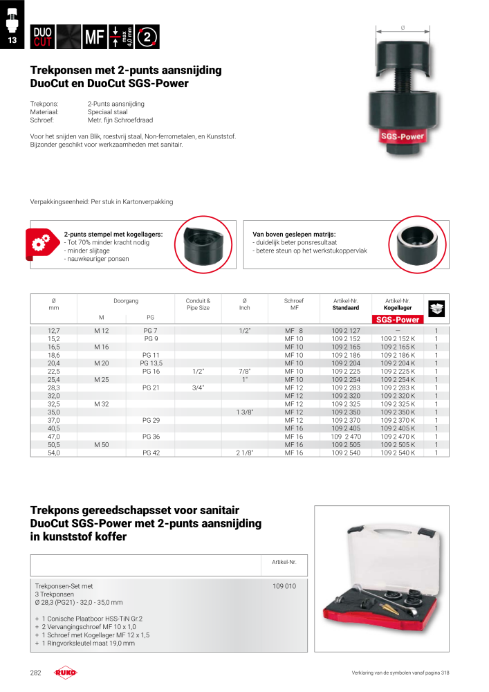 Ruko hoofdcatalogus precisiegereedschap NR.: 131 - Side 282