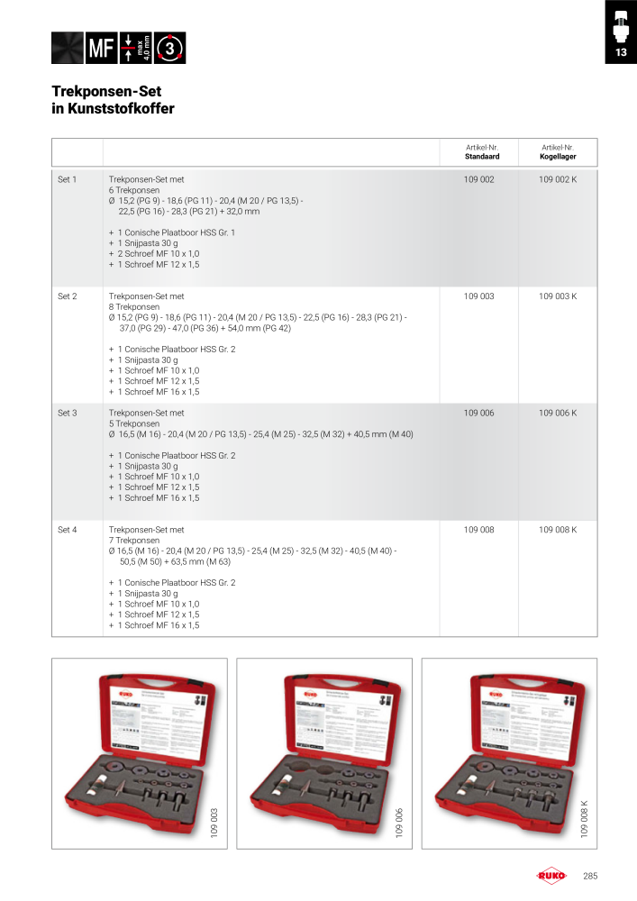 Ruko hoofdcatalogus precisiegereedschap NO.: 131 - Page 285