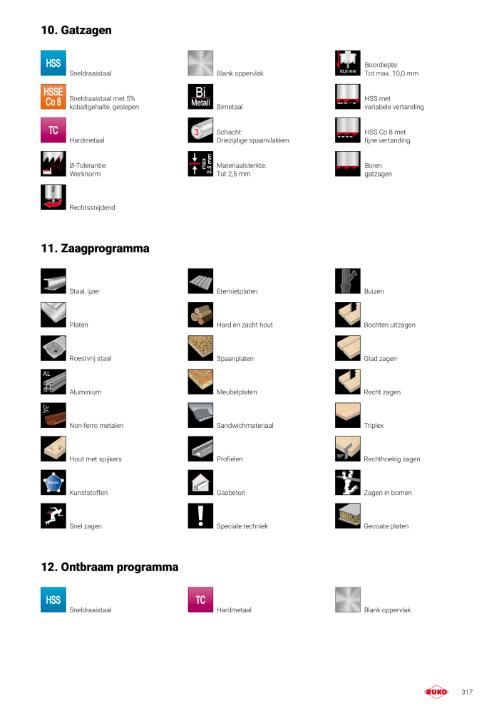 Ruko hoofdcatalogus precisiegereedschap Nº: 131 - Página 317