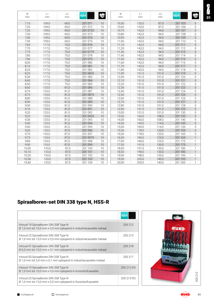 Ruko hoofdcatalogus precisiegereedschap NR.: 131 - Seite 49