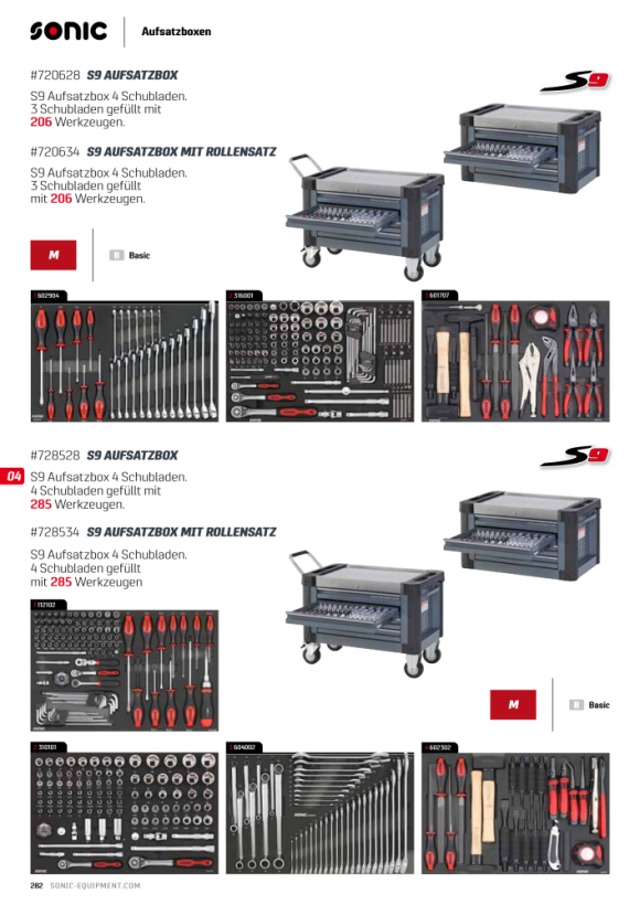 Sonic SFS Meißel-, Hammer- und Zangensatz, 23-teilig 602302