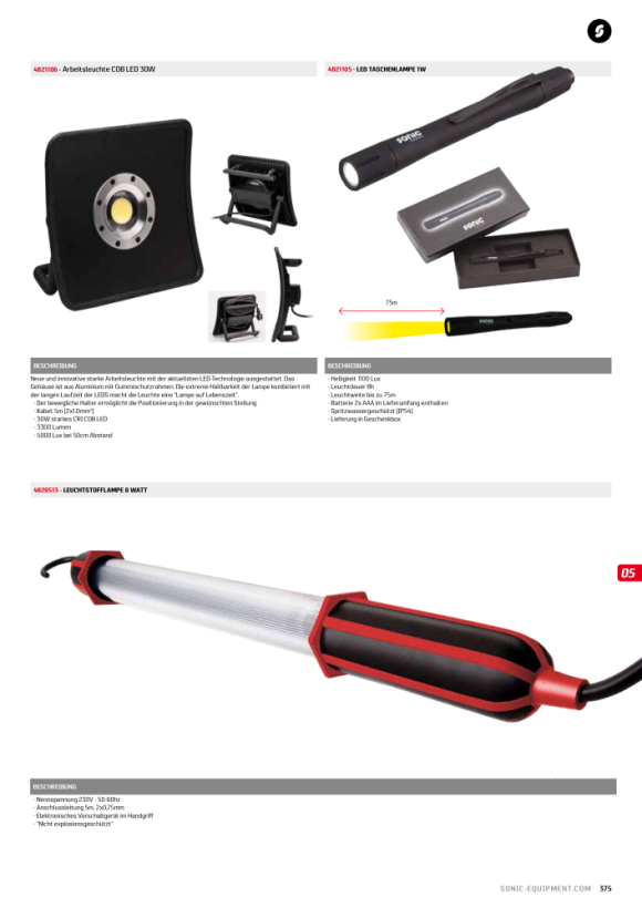 Sonic Werklamp COB LED 30W 4821106