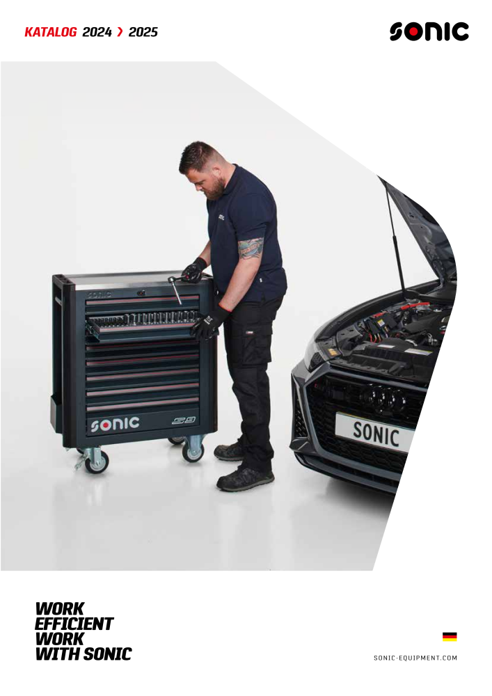 Sonic Equipment Hauptkatalog Werkzeugwagen NR.: 134