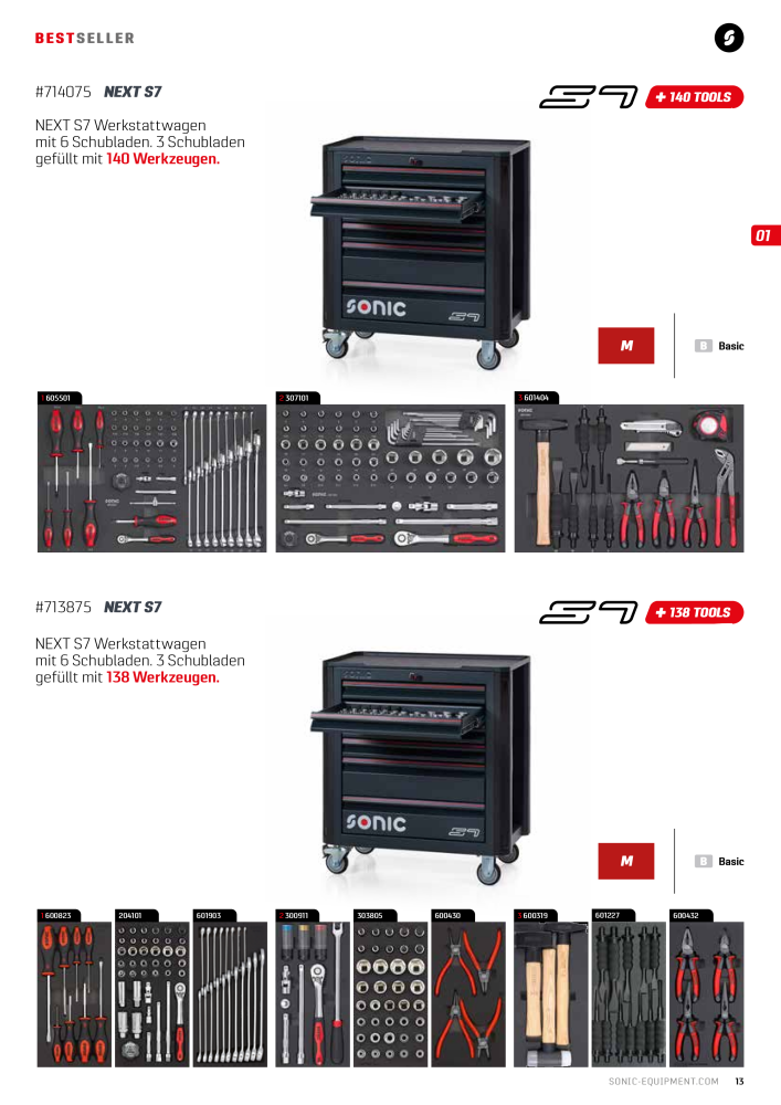 Sonic Equipment Hauptkatalog Werkzeugwagen NO.: 134 - Page 15